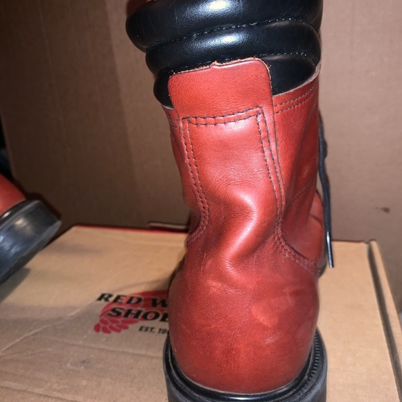 Red Wing Shoes Shoes Red Wing Boots Sz 2 In Red Has Upgraded Insole Poshmark